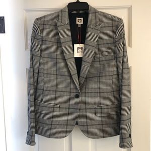 Anne Klein Glen Plaid Blazer